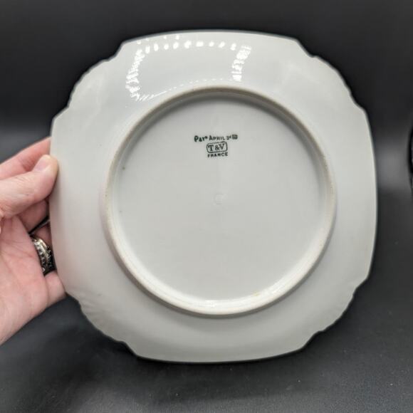 Vintage Limoge France T & V Tressemann & Vogt Blank porcelain bowl tray dish - Picture 3 of 8